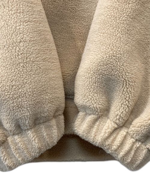 BIRTHDAY BASH（バースデーバッシュ）BIRTHDAY BASH (バースデーバッシュ) BOA FLEECE HOODIE パーカー ベージュ サイズ:Mの古着・服飾アイテム