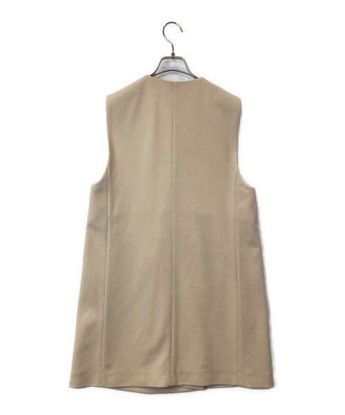 BALLSEY（ボールジィ）BALLSEY (ボールジィ) ドライアムンゼン Vネックジレ ベージュ サイズ:36の古着・服飾アイテム