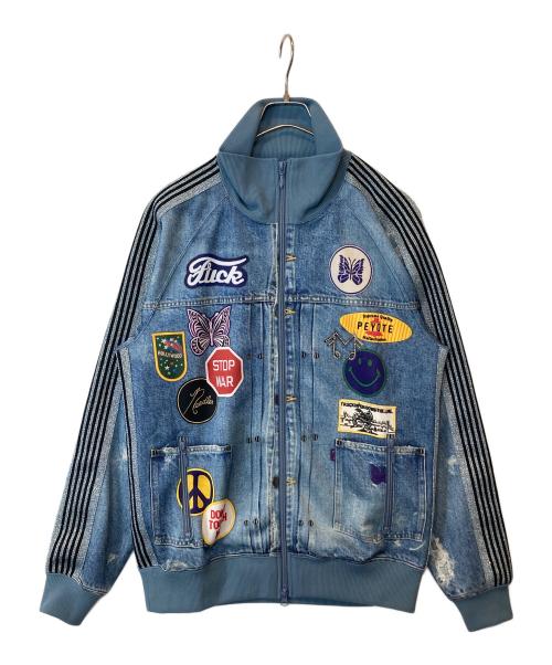 Needles（ニードルズ）Needles (ニードルズ) MIDNIGHT STUDIOS (ミッドナイト スタジオ) デニム転写 トラックジャケット MR431 インディゴ サイズ:Mの古着・服飾アイテム