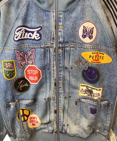 Needles（ニードルズ）Needles (ニードルズ) MIDNIGHT STUDIOS (ミッドナイト スタジオ) デニム転写 トラックジャケット MR431 インディゴ サイズ:Mの古着・服飾アイテム