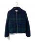CARVEN（カルヴェン）の古着「TARTAN WOOL JACKET　ウールジャケット　1012HM82」｜ネイビー×グリーン