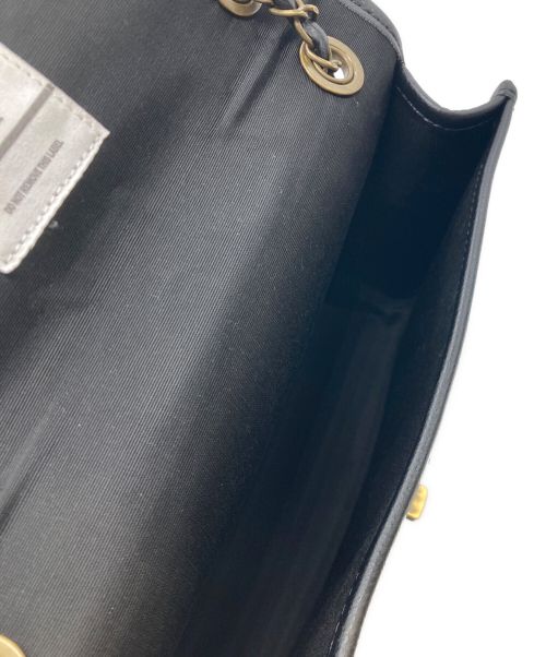 waccowacco（ワッコワッコ）waccowacco (ワッコワッコ) THE RE:LUXE THE RERACS チェーンショルダーバッグ ブラックの古着・服飾アイテム