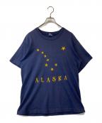 FRUIT OF THE LOOMフルーツオブザルーム）の古着「プリントTシャツ」｜ネイビー