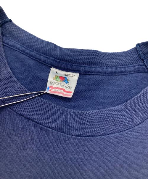 FRUIT OF THE LOOM（フルーツオブザルーム）FRUIT OF THE LOOM (フルーツオブザルーム) プリントTシャツ ネイビー サイズ:Lの古着・服飾アイテム
