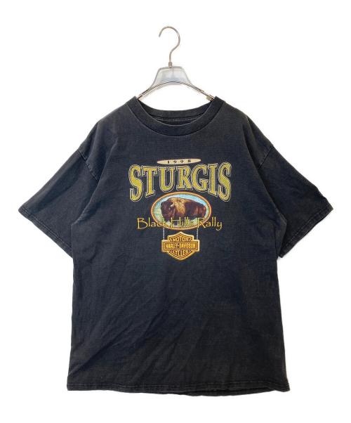 HARLEY-DAVIDSON（ハーレーダビッドソン）HARLEY-DAVIDSON (ハーレーダビッドソン) プリントTシャツ ブラック サイズ:不明の古着・服飾アイテム