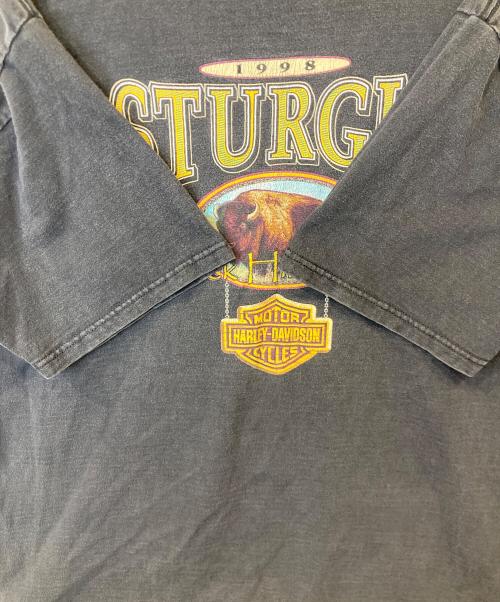 HARLEY-DAVIDSON（ハーレーダビッドソン）HARLEY-DAVIDSON (ハーレーダビッドソン) プリントTシャツ ブラック サイズ:不明の古着・服飾アイテム