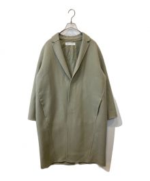 GALERIE VIE（ギャルリーヴィー）の古着「ライトメルトンチェスターコート 23-08-94-08201」｜ライトグリーン