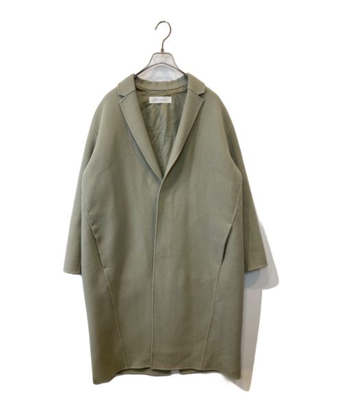 GALERIE VIE（ギャルリーヴィー）GALERIE VIE (ギャルリーヴィー) ライトメルトンチェスターコート 23-08-94-08201 ライトグリーン サイズ:36の古着・服飾アイテム