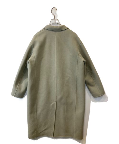 GALERIE VIE（ギャルリーヴィー）GALERIE VIE (ギャルリーヴィー) ライトメルトンチェスターコート 23-08-94-08201 ライトグリーン サイズ:36の古着・服飾アイテム