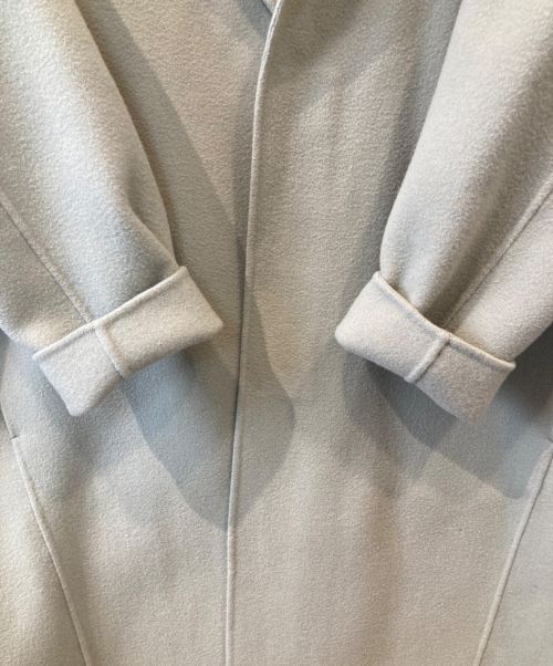 GALERIE VIE（ギャルリーヴィー）GALERIE VIE (ギャルリーヴィー) ライトメルトンチェスターコート 23-08-94-08201 ライトグリーン サイズ:36の古着・服飾アイテム