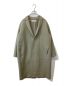 GALERIE VIE（ギャルリーヴィー）の古着「ライトメルトンチェスターコート 23-08-94-08201」｜ライトグリーン