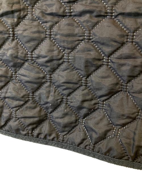 ARMEN（アーメン）ARMEN (アーメン) NYLON QUILT REVERSIBLE HOODED VEST キルティングベスト ネイビーの古着・服飾アイテム