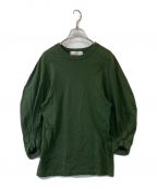 TOGA PULLAトーガ プルラ）の古着「COTTON JERSEY TOP TP21-JK241 カットソー」｜グリーン