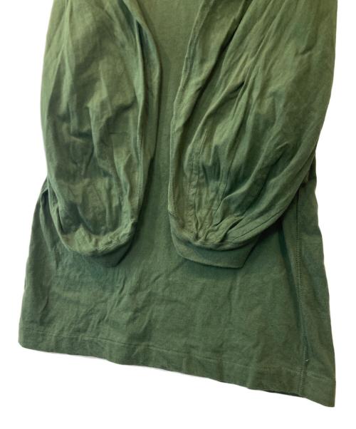 TOGA PULLA（トーガ プルラ）TOGA PULLA (トーガ プルラ) COTTON JERSEY TOP TP21-JK241 カットソー グリーン サイズ:36の古着・服飾アイテム