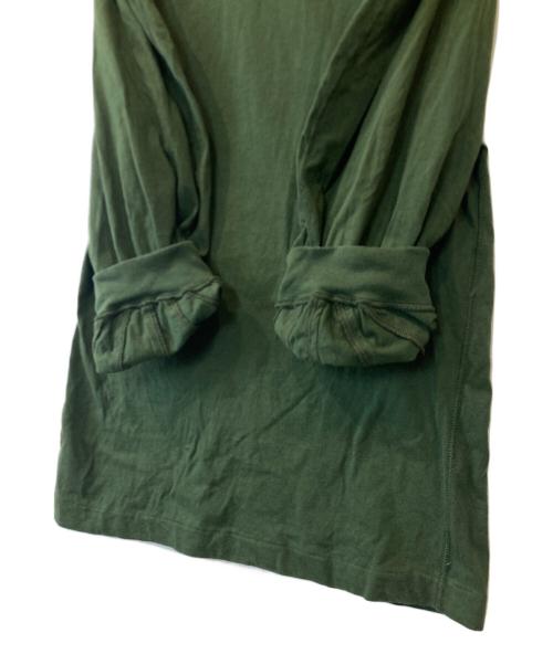 TOGA PULLA（トーガ プルラ）TOGA PULLA (トーガ プルラ) COTTON JERSEY TOP TP21-JK241 カットソー グリーン サイズ:36の古着・服飾アイテム