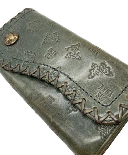 ANNA SUI（アナスイ）ANNA SUI (アナスイ) 長財布 307520 カーキの古着・服飾アイテム