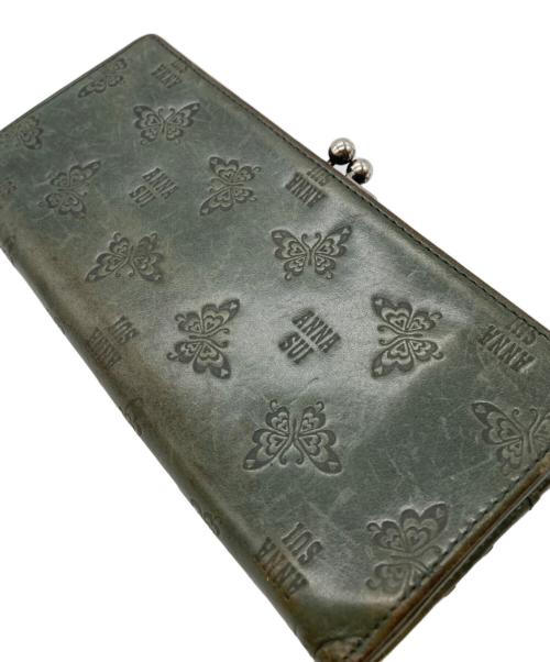 ANNA SUI（アナスイ）ANNA SUI (アナスイ) 長財布 307520 カーキの古着・服飾アイテム