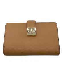 Kate Spade（ケイトスペード）の古着「フィービー ターンロック ミディアム ウォレット KF534」｜ベージュ