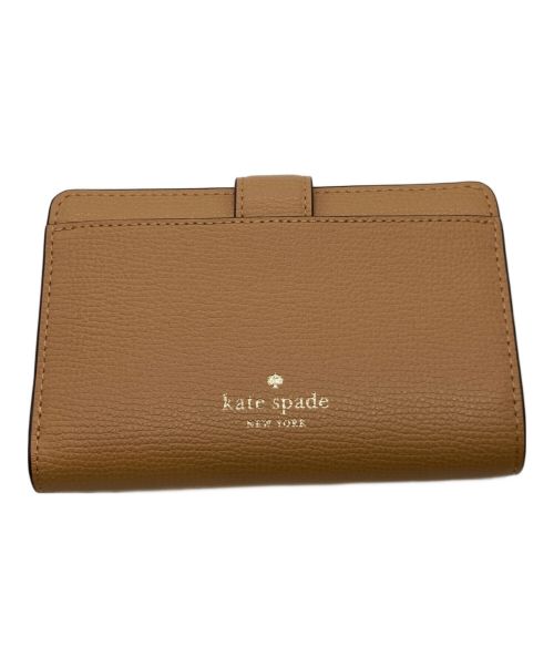 Kate Spade（ケイトスペード）Kate Spade (ケイトスペード) フィービー ターンロック ミディアム ウォレット KF534 ベージュの古着・服飾アイテム