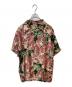 Sun Surf kalakaua（サンサーフ カラカウア）の古着「百虎アロハシャツ　M32111」｜ピンク