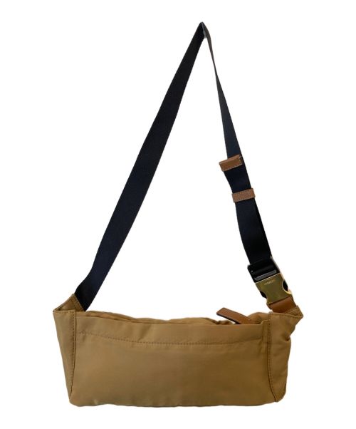 ORSETTO（オルセット）ORSETTO (オルセット) ナイロンウエストバッグ ブラウンの古着・服飾アイテム