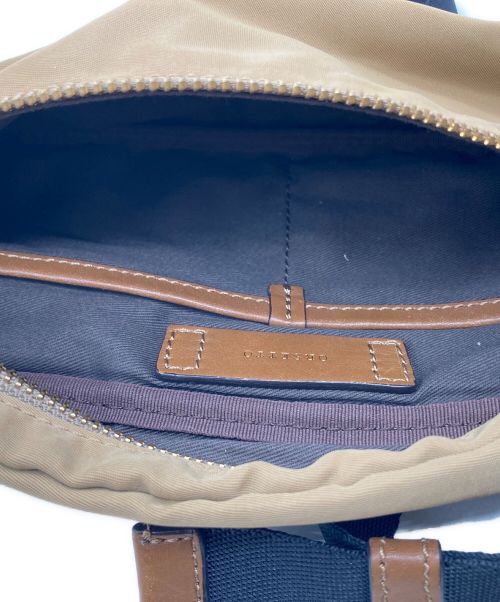 ORSETTO（オルセット）ORSETTO (オルセット) ナイロンウエストバッグ ブラウンの古着・服飾アイテム