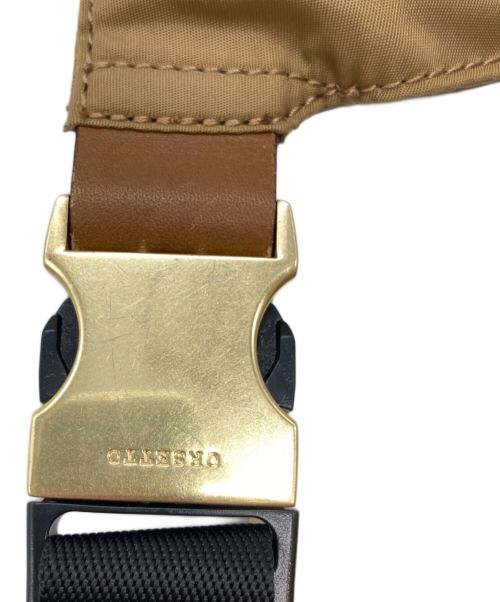 ORSETTO（オルセット）ORSETTO (オルセット) ナイロンウエストバッグ ブラウンの古着・服飾アイテム