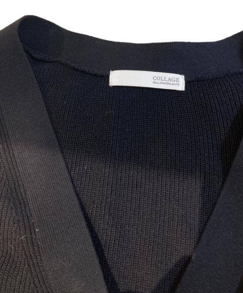 COLLAGE GALLARDAGALANTE（コラージュ ガリャルダガランテ）COLLAGE GALLARDAGALANTE (コラージュ ガリャルダガランテ) コンチョ釦カーデ CLZ1031305A0002 ネイビー サイズ:FREEの古着・服飾アイテム