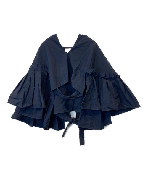 BANZAI（バンザイ）BANZAI (バンザイ) ナイロンケープ ポンチョ ネイビー サイズ:FREEの古着・服飾アイテム