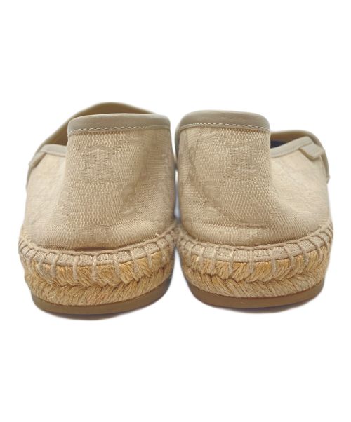 GUCCI（グッチ）GUCCI (グッチ) エスパドリーユ 466902 ベージュ サイズ:24㎝の古着・服飾アイテム