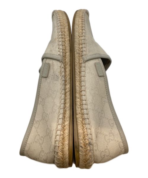 GUCCI（グッチ）GUCCI (グッチ) エスパドリーユ 466902 ベージュ サイズ:24㎝の古着・服飾アイテム