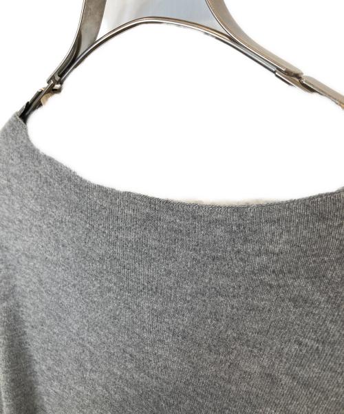 MACKINTOSH PHILOSOPHY（マッキントッシュ フィロソフィー）MACKINTOSH PHILOSOPHY (マッキントッシュ フィロソフィー) バイカラーニットワンピース　H5J90-290-06 グレー サイズ:38の古着・服飾アイテム