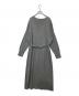 MACKINTOSH PHILOSOPHY (マッキントッシュ フィロソフィー) バイカラーニットワンピース　H5J90-290-06 グレー サイズ:38：5000円