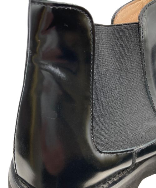 FABIO RUSCONI（ファビオルスコーニ）FABIO RUSCONI (ファビオルスコーニ) nano・universe (ナノ・ユニバース) サイドゴアブーツ ブラック サイズ:37 1/2の古着・服飾アイテム