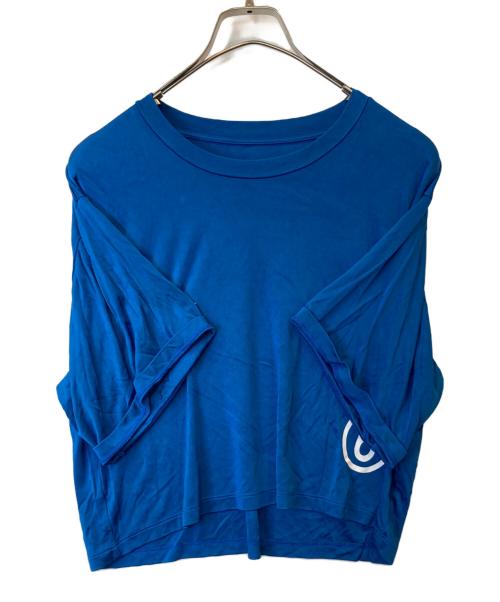 MM6 Maison Margiela（エムエムシックスメゾンマルジェラ）MM6 Maison Margiela (エムエムシックス メゾンマルジェラ) カットソー　S62GD0063 ブルー サイズ:XSの古着・服飾アイテム