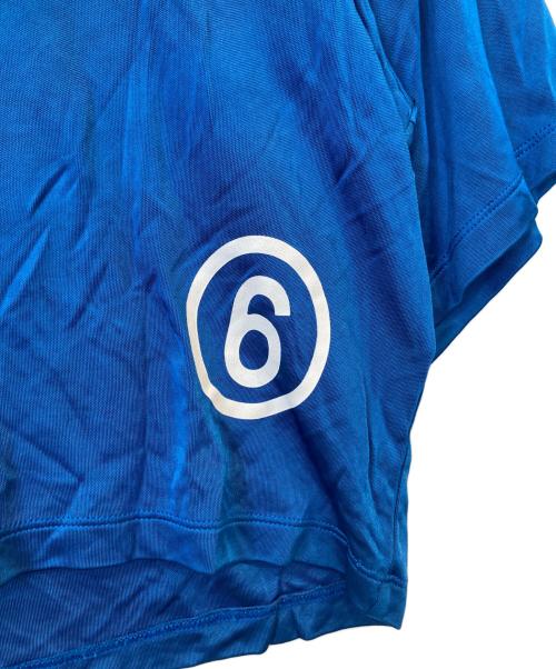 MM6 Maison Margiela（エムエムシックスメゾンマルジェラ）MM6 Maison Margiela (エムエムシックス メゾンマルジェラ) カットソー　S62GD0063 ブルー サイズ:XSの古着・服飾アイテム
