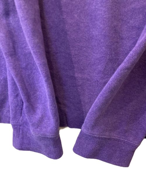 POLO RALPH LAUREN（ポロ・ラルフローレン）POLO RALPH LAUREN (ポロ・ラルフローレン) ハーフジップニット パープル サイズ:Lの古着・服飾アイテム