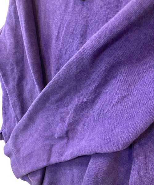POLO RALPH LAUREN（ポロ・ラルフローレン）POLO RALPH LAUREN (ポロ・ラルフローレン) ハーフジップニット パープル サイズ:Lの古着・服飾アイテム