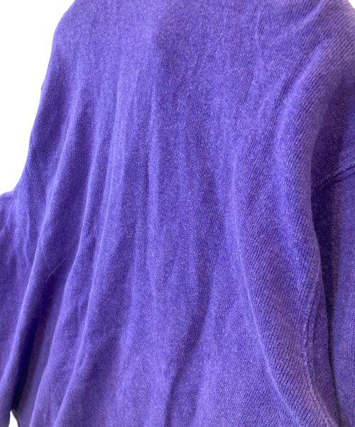 POLO RALPH LAUREN（ポロ・ラルフローレン）POLO RALPH LAUREN (ポロ・ラルフローレン) ハーフジップニット パープル サイズ:Lの古着・服飾アイテム