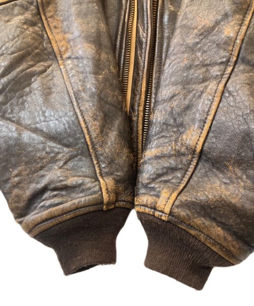 AVIREX（アヴィレックス）AVIREX (アヴィレックス) G－2フライトジャケット ブラウン サイズ:XXLの古着・服飾アイテム