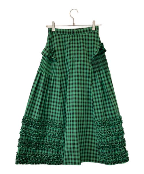 furfur（ファーファー）furfur (ファーファー) スカート RWFS242019 グリーン サイズ:FREEの古着・服飾アイテム