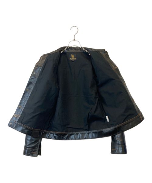 FINE CREEK LEATHERS（ファインクリークレザーズ）FINE CREEK LEATHERS (ファインクリークレザーズ) Leather Jacket”Lynchburg”　レザージャケット　 ブラック サイズ:38の古着・服飾アイテム