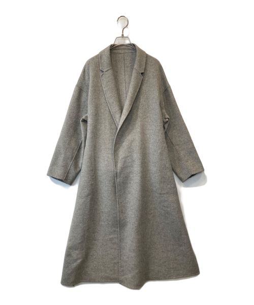 PLST（プラステ）PLST (プラステ) ウールブレンドリバーコート グレー サイズ:Sの古着・服飾アイテム