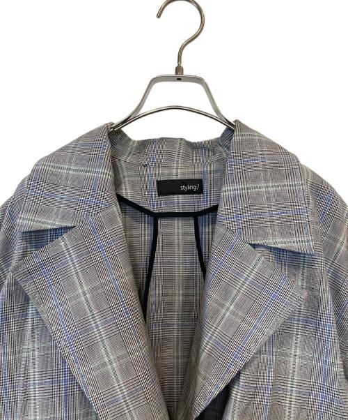 styling/（スタイリング）styling/ (スタイリング) ドレストレンチ調コート　16WFC221014 グレー サイズ:1の古着・服飾アイテム