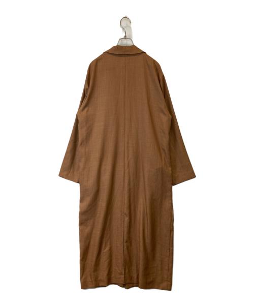 RIM.ARK（リムアーク）RIM.ARK (リムアーク) Linen-like collared gown 460DSS30-0730 コート ブラウン サイズ:38の古着・服飾アイテム