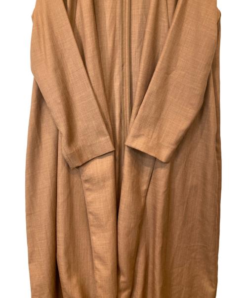 RIM.ARK（リムアーク）RIM.ARK (リムアーク) Linen-like collared gown 460DSS30-0730 コート ブラウン サイズ:38の古着・服飾アイテム