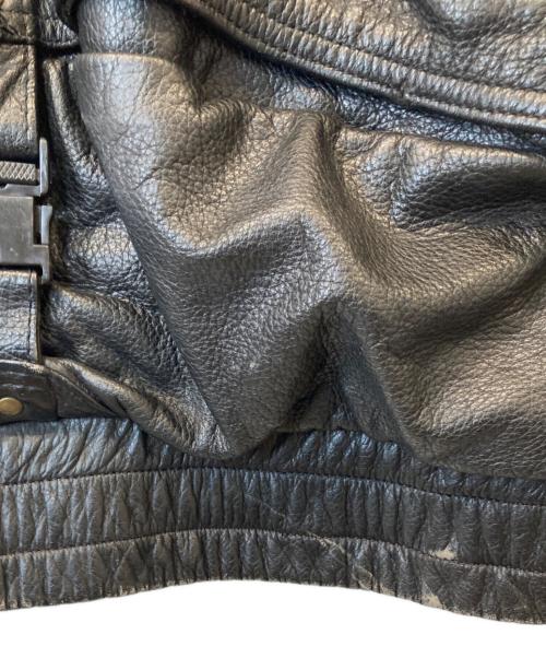 KADOYA（カドヤ）KADOYA (カドヤ) NEW CONCEPTER レザージャケット ブラック サイズ:Mの古着・服飾アイテム