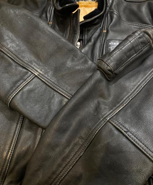 KADOYA（カドヤ）KADOYA (カドヤ) NEW CONCEPTER レザージャケット ブラック サイズ:Mの古着・服飾アイテム