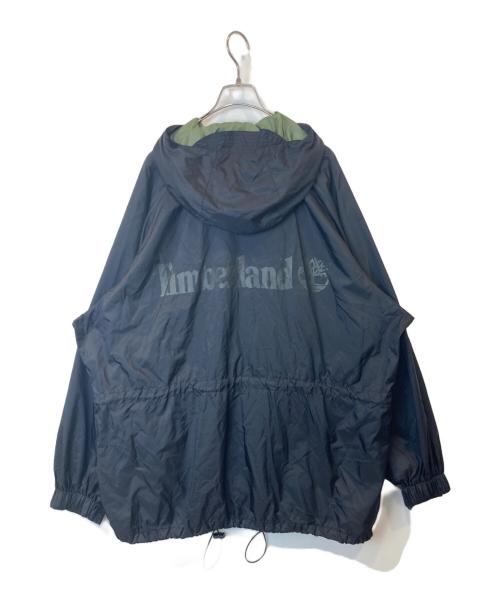 Timberland（ティンバーランド）Timberland (ティンバーランド) マウンテンパーカー ブラック×カーキ サイズ:Mの古着・服飾アイテム