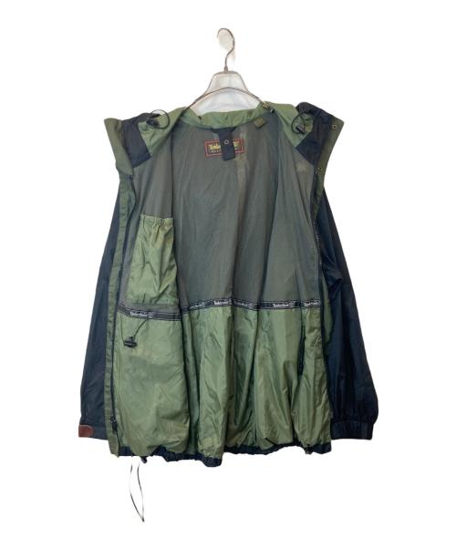 Timberland（ティンバーランド）Timberland (ティンバーランド) マウンテンパーカー ブラック×カーキ サイズ:Mの古着・服飾アイテム